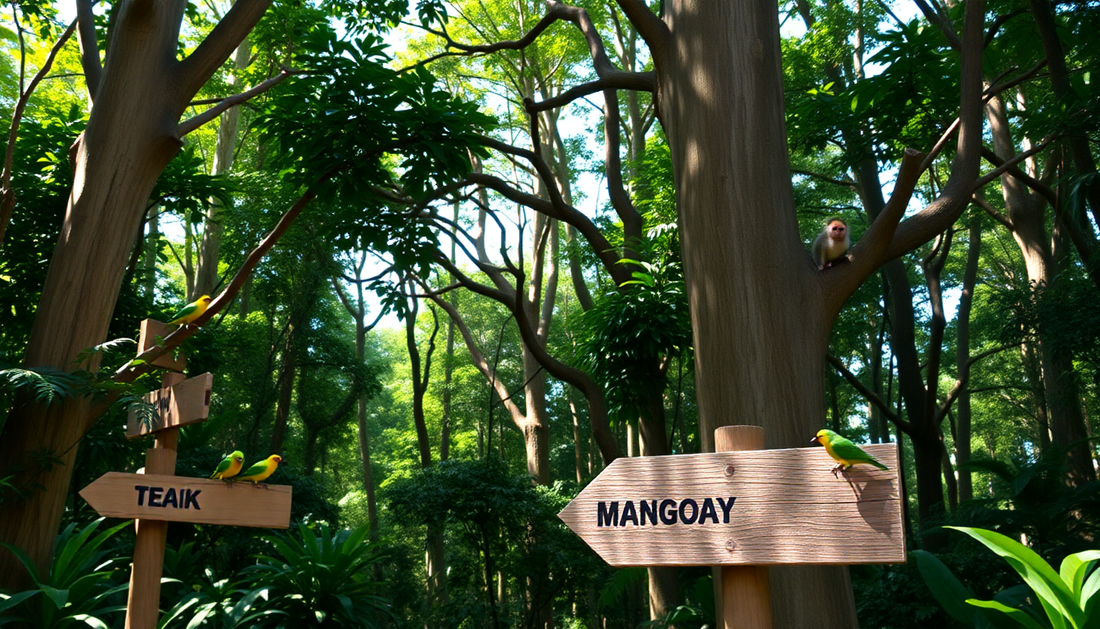 Unraveling the Mysteries of Mango, Teak, and Mahogany: A Journey Through the Forests of the World