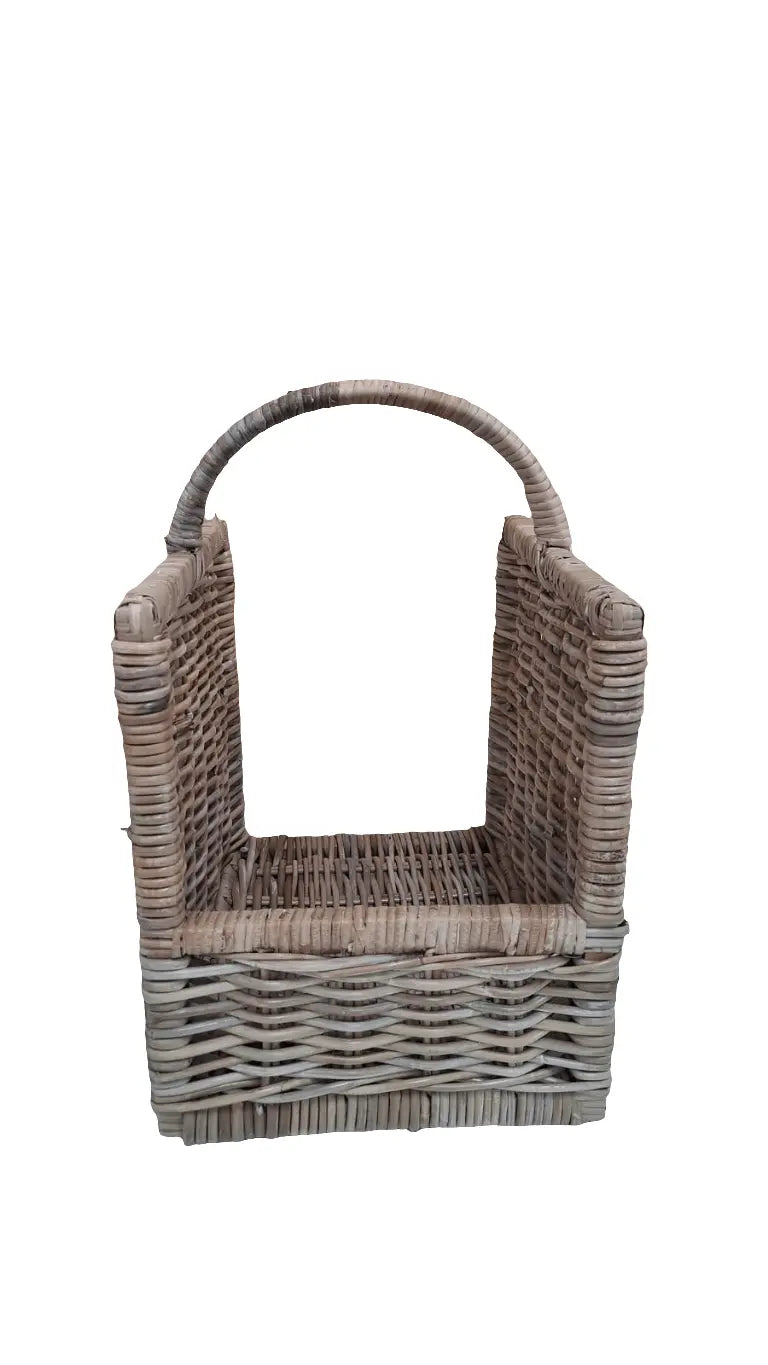 HEAVY FIREWOOD BASKET TWIN SET - S/M H and J Garuda furniture