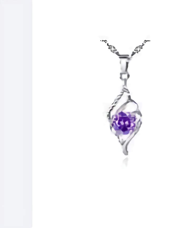 10 x Crown pendant crystal necklace zircon