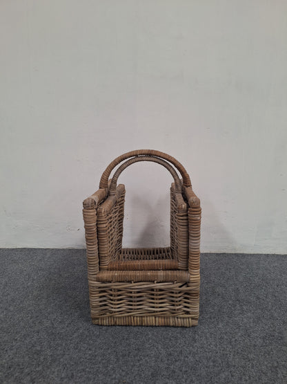 HEAVY FIREWOOD BASKET TWIN SET  - S/M