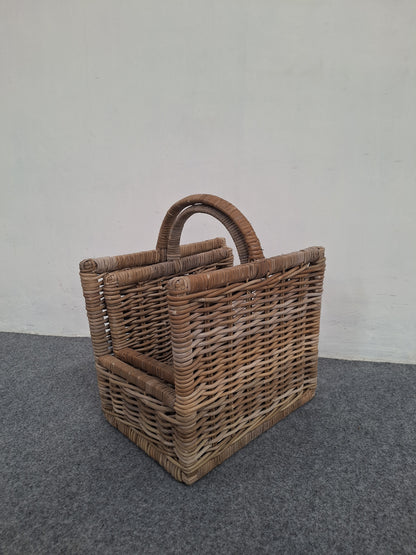 HEAVY FIREWOOD BASKET TWIN SET  - S/M