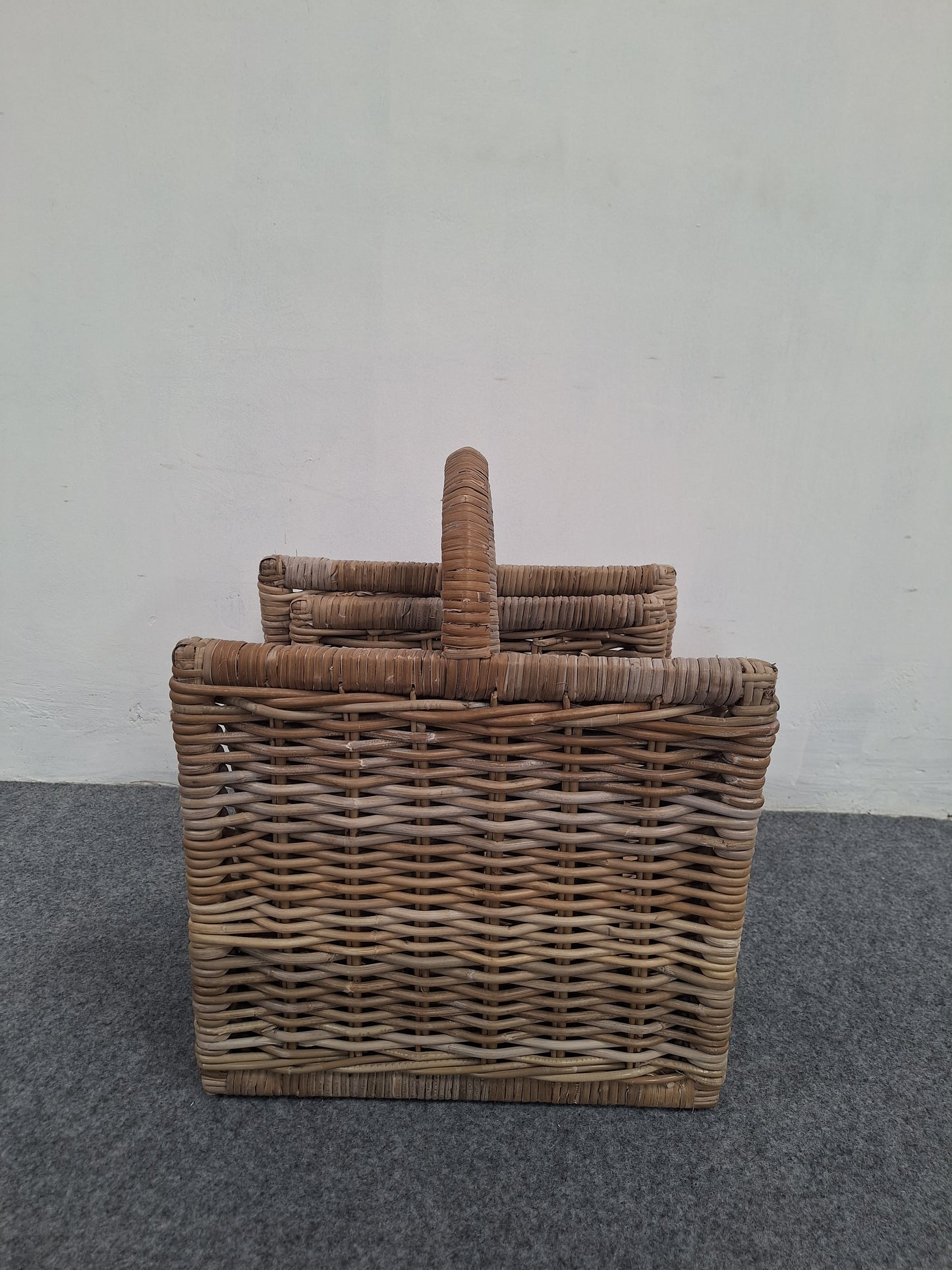 HEAVY FIREWOOD BASKET TWIN SET  - S/M