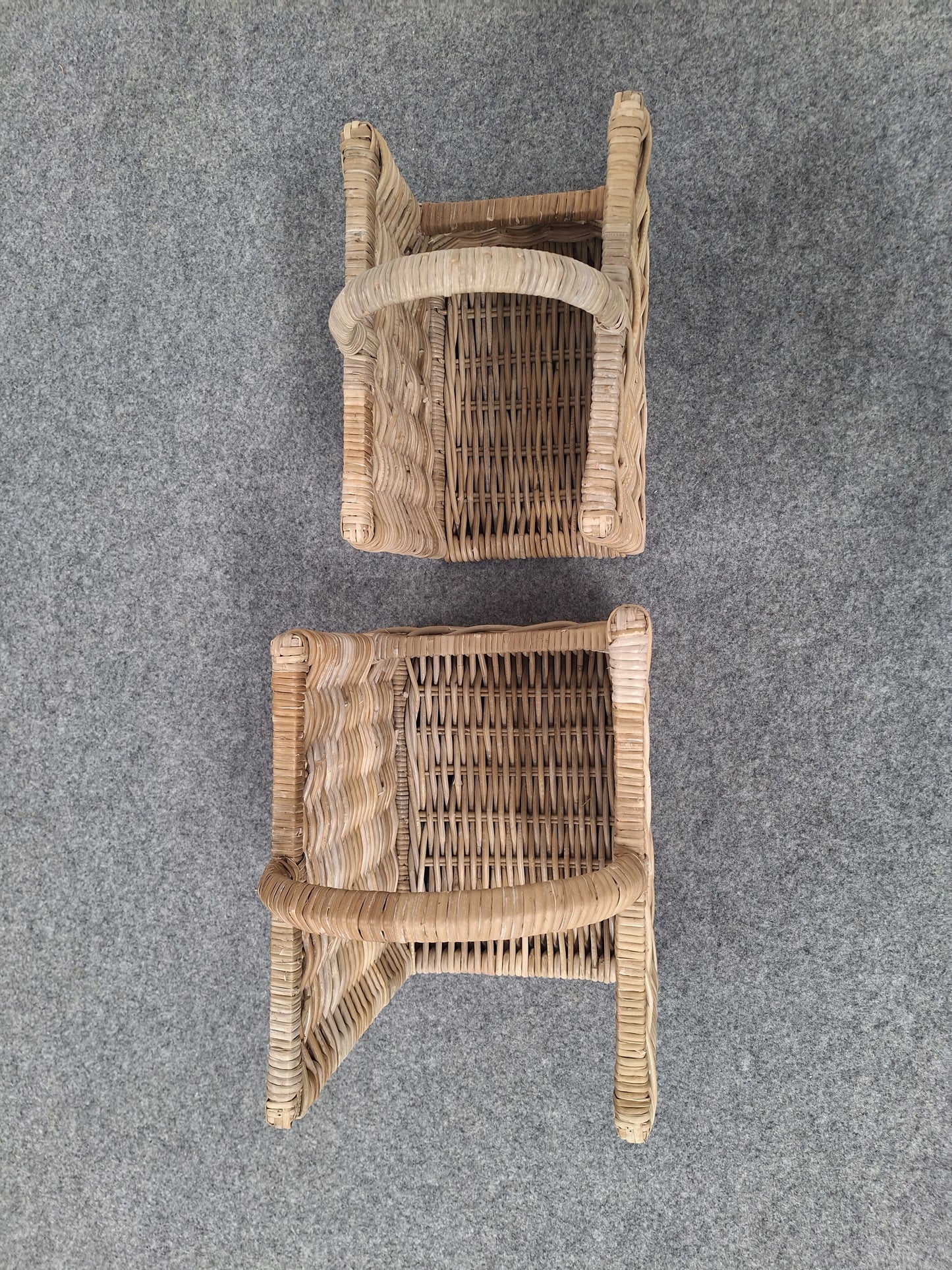 HEAVY FIREWOOD BASKET TWIN SET  - S/M