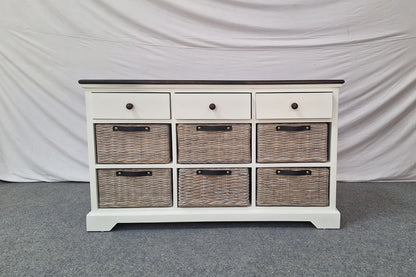 MERISSA CABINET - 3 DRAWERS			 AND 6 BASKETS