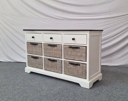 MERISSA CABINET - 3 DRAWERS			 AND 6 BASKETS