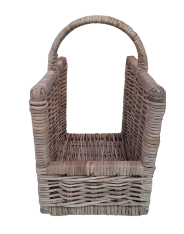 HEAVY FIREWOOD BASKET TWIN SET  - S/M