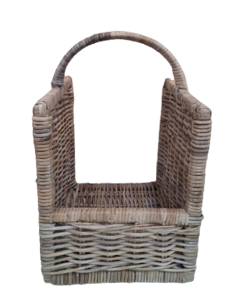 HEAVY FIREWOOD BASKET TWIN SET  - S/M