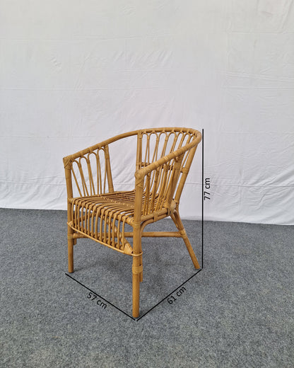 ROCA CHAIR		HONEY BROWN WASH